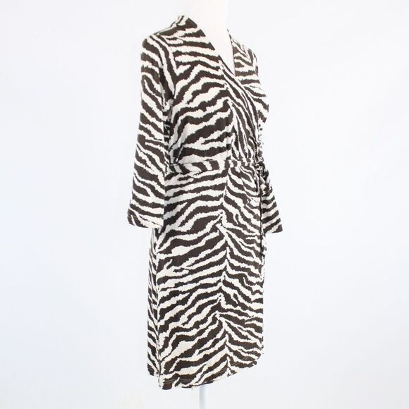 Kenneth Cole brown zebra dress S - Picture 3 of 8